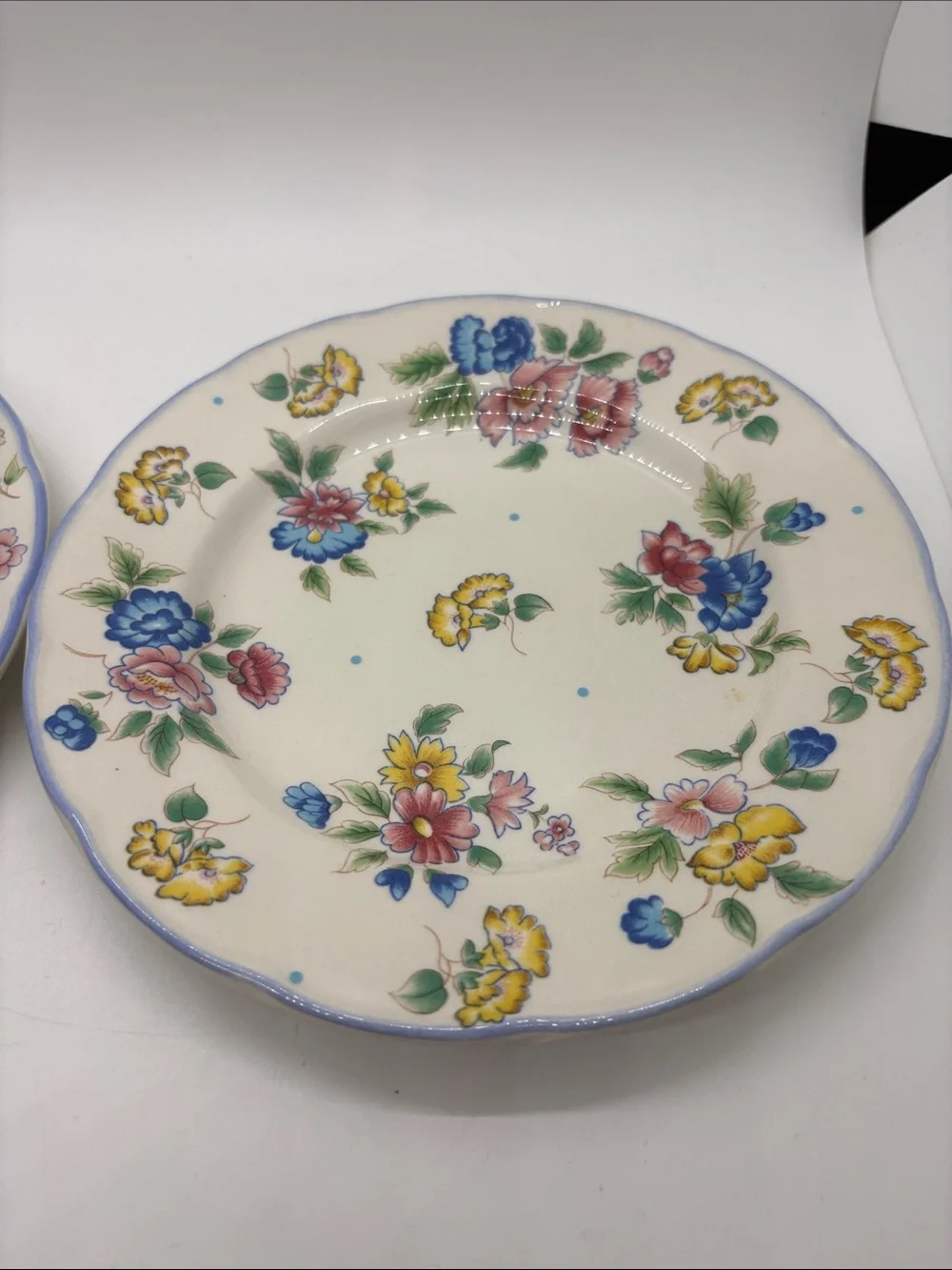 Hazelbury Laura Ashley VTG Bread Butter Plates 4